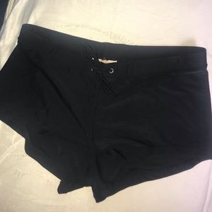 Black Bikini Bottom Shorts